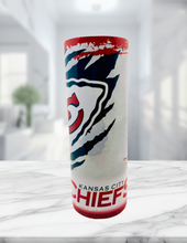 Load image into Gallery viewer, Kansas City Chiefs Red and White Tumbler
