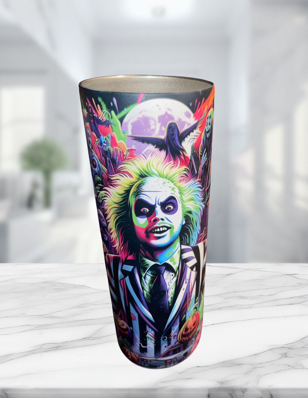 “Beetlejuice Spooky Fun Custom Cup”