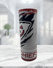 Load image into Gallery viewer, Kansas City Chiefs Red and White Tumbler
