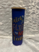Load image into Gallery viewer, Catch Flights Not Feelings Glass Tumbler

