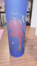 Load and play video in Gallery viewer, Catch Flights Not Feelings Glass Tumbler
